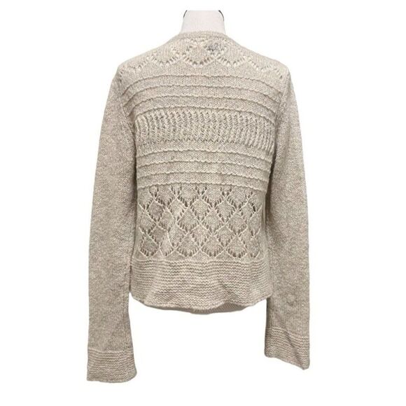 Odd Molly Women's Gray Knit Cardigan Sweater Size 3 - Picture 3 of 9